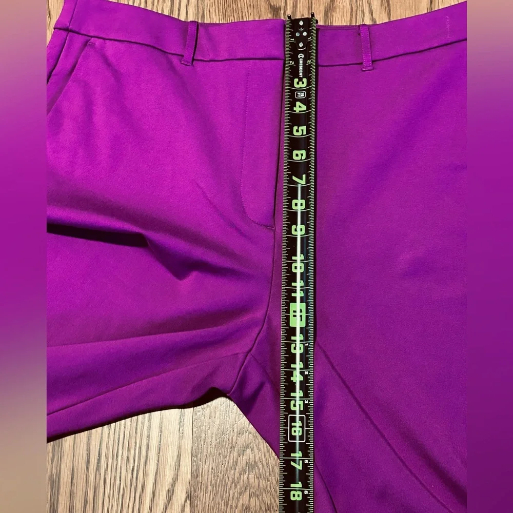Boden Luxe Magenta Wide-Leg Trouser Pants Fuchsia Magenta • Long Length (16–18L) - Picture 4 of 12